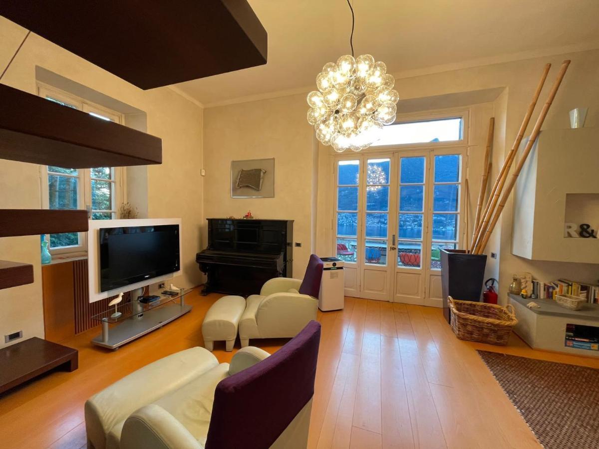 Lake Como Villa Ines Apartment Faggeto Lario Kültér fotó