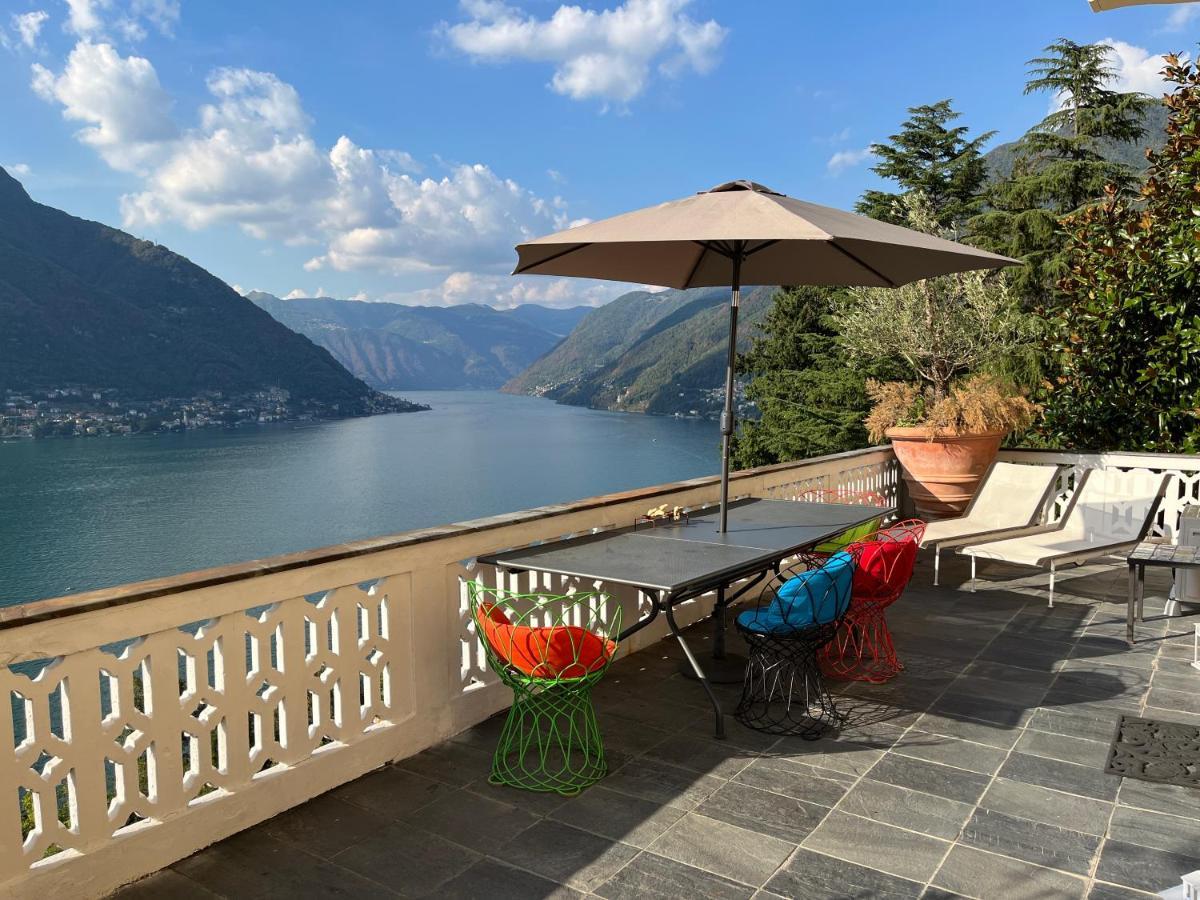Lake Como Villa Ines Apartment Faggeto Lario Kültér fotó