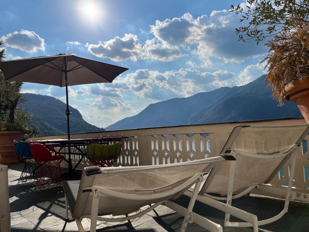 Lake Como Villa Ines Apartment Faggeto Lario Kültér fotó